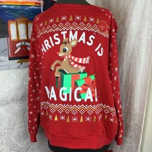 Rudolph Christmas is Magical Sweatshirt Jrs XXL 19